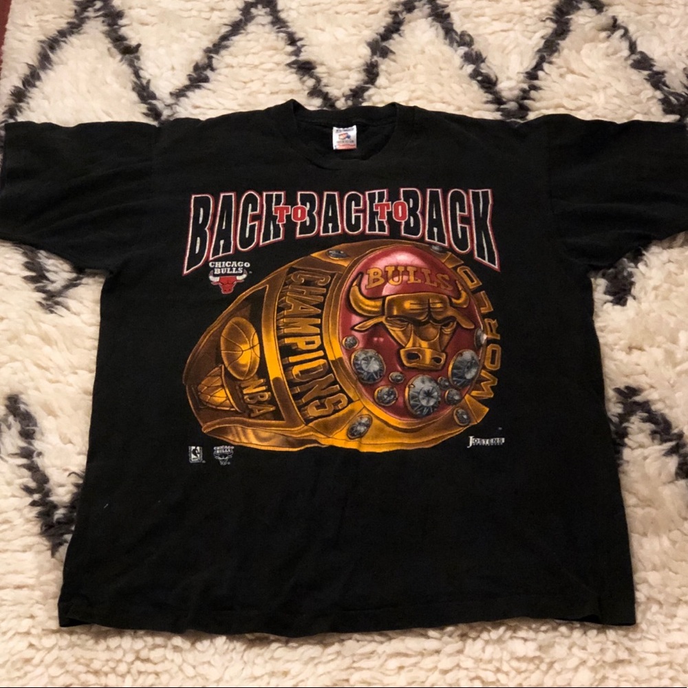 Vintage Chicago Bulls Championship Tee Shirt XL